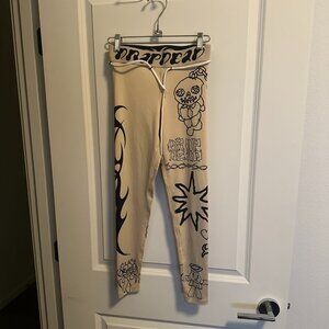Drop Dead Tan Tattoo Sweat Leggings